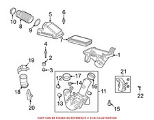 GENUINE Air Cleaner Intake Hose for 07-08 Acura TL Base/Type-S-17228-RDA-A00