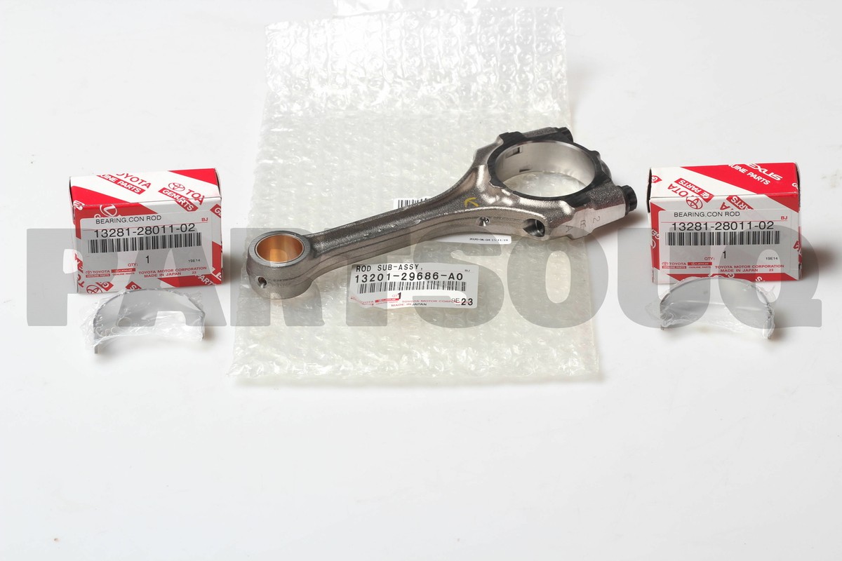 1320129686A0 Genuine Toyota ROD SUB-ASSY, CONNECTING 13201 1320129686A0 Genuine Toyota ROD SUB-ASSY, CONNECTING 13201