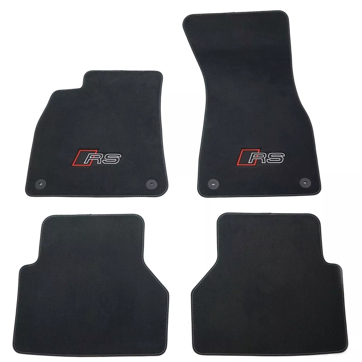 Original Audi A6 RS6 A7 RS7 C8 RS Premium Velour Floor Mats Original Audi A6 RS6 A7 RS7 C8 RS Premium Velour Floor Mats