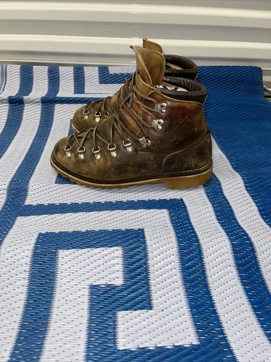 Dexter USA W998-2 Brown Lace-Up Leather Vtg Mountaineering Boots