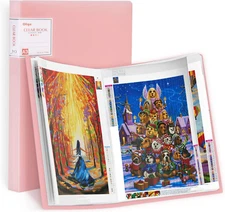 A3 Diamond Painting Storage Book 60 Views Art Portfolio Presentations Folder