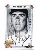 BRUCE BRUBAKER 1990 TARGET AUTOGRAPHED SIGNED # 904 LOS ANGELES DODGERS