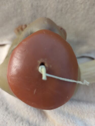 Vintage Mini Meepuls 1974 Novelty Wax Candle Unburned W/ Tag Nose Picker RARE - Picture 8 of 13