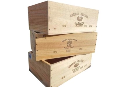 3 Stück Holzkiste Kisten -12 halbe Flaschengröße HOME AUFBEWAHRUNG LADEN VITRINEN