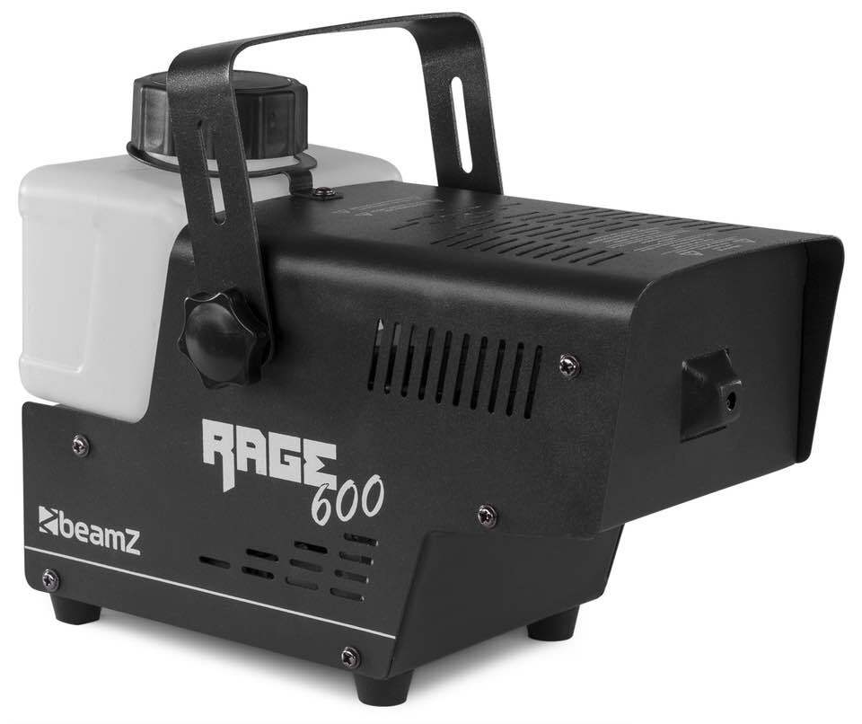 BeamZ Rage 600W Smoke Machine con Telecomando RF - Ideale per DJ Set