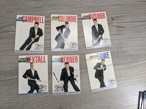 1991 Arena American Hockey Draft Pick 33 Card Set Tuxedo Premieme Edition w/ COA - Picture 6 of 14