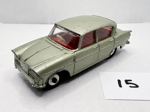 RARE VINTAGE DINKY TOYS # 145 SINGER VOGUE DIECAST MODEL CAR METALLIC GREEN 1962