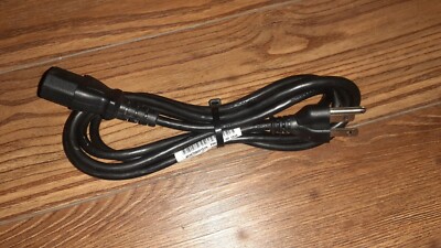 ONE Genuine HP 6ft Black Power Cord C13 to 5-15P 18AWG 10A 125V 