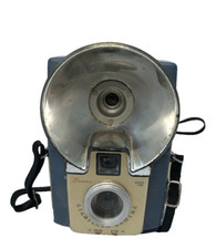 KODAK VINTAGE WORKING BROWNIE STARFLASH BLUE CAMERA