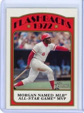 2021 Topps Heritage Flashbacks 1972 - Joe Morgan All Star game MVP BFB-JM