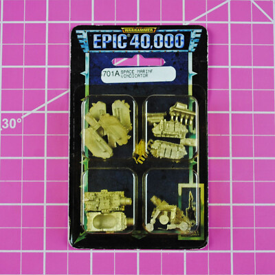 Epic 40K Space Marine Vindicators NIB - Rare OOP Warhammer Armageddon Vindicator