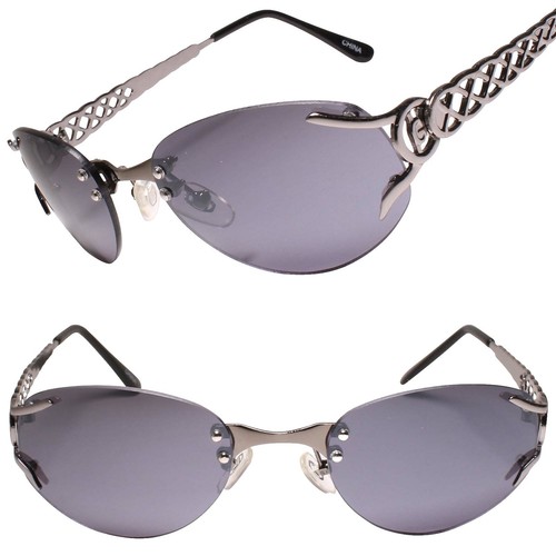 Matt & Nat Fiona Sunglasses for Anthropologie Gray Blue Slim 