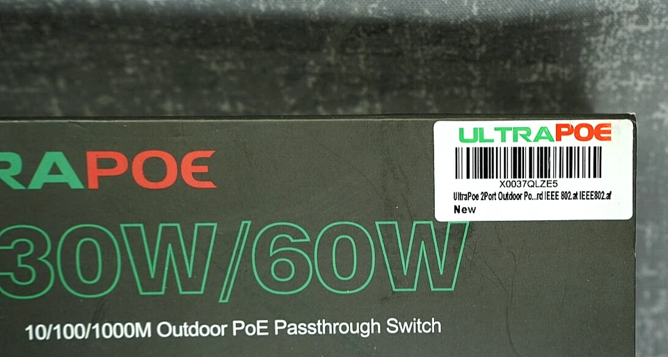 2 Port Gigabit PoE Passthrough Switch Outdoor Ethernet Extender Up to 100m/328ft - Image 4 of 4