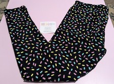 NEW LuLaRoe Tall And Curvy Women Multicolored LEGGINGS Printed