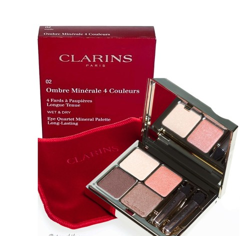 Gama de sombras de ojos Clarins, crema, mineral y 4 colores todo en caja elige tu tono - Imagen 17 de 25