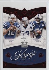 2015 Crown Royale King's Court Die-Cuts Red Andrew Luck TY Hilton #KC5 HOF 19lw