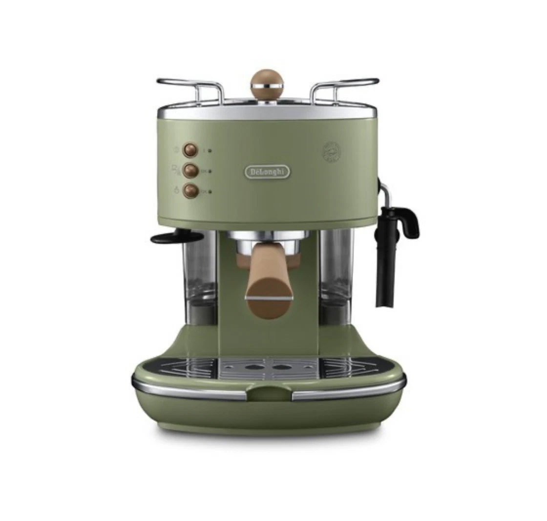 Delonghi Icona Vintage ECOV-311 Espresso Coffee Machine Olive Green 220V AC
Opens in a new window or