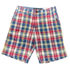 American Eagle Outfitters Shorts Mens 32 Plaid Multicolor Preppy Resort NEW