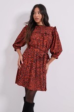 Dorothy Perkins Orange Mini Dress Womens Casual Dresses