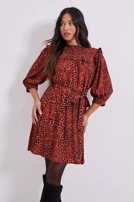 Dorothy Perkins Orange Mini Dress Womens Casual Dresses