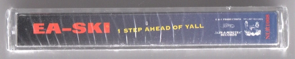 EA-SKI 1 Step Ahead Of Y'all SEALED Rap Tape No Limit Records Master P TRU 1992 - Image 3 of 3