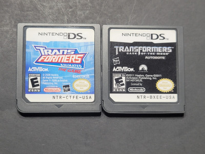 Lot of 2 Nintendo DS Transformers The Game Dark of the Moon