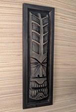 Original Wall Hanging King Tiki Mask - Tiki Bar Tropical Lounge Art Decor Tribal