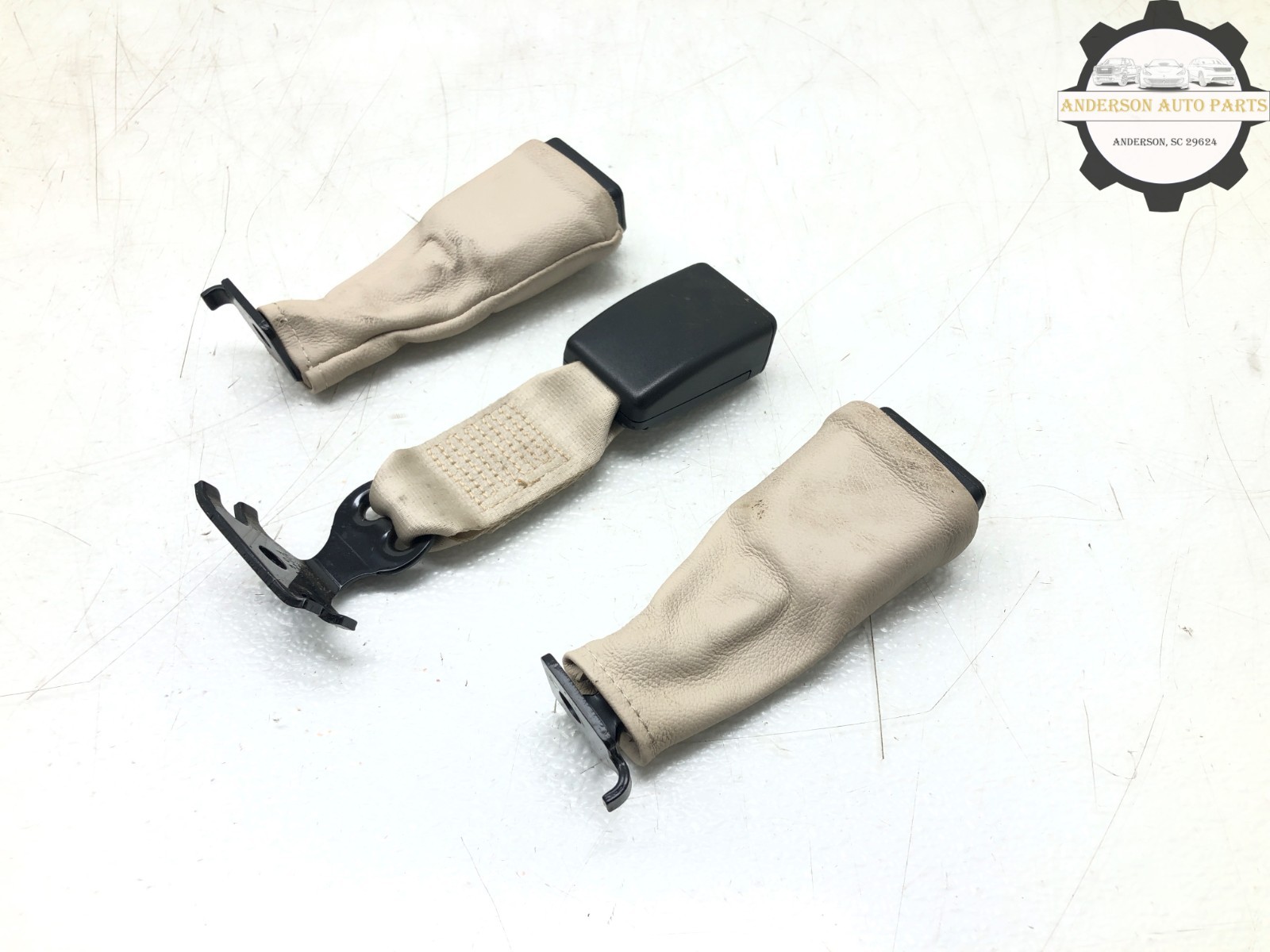2014-2021 MASERATI QUATTROPORTE REAR SEATBELT SEAT BELT BUCKLE SET X3 OEM