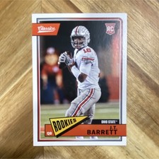 Panini 2018 Classics Rookies J.T. Barrett #285 Ohio State Rookie Football Card. rookie card picture