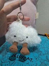 Jellycat Amuseable Cloud Plush Keychain Bag Charm Cute Gift NWT Dust Bag 2026