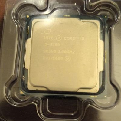 Intel Core i3-8100 3.60GHz 4-Core LGA1151 CPU Processor SR3N5