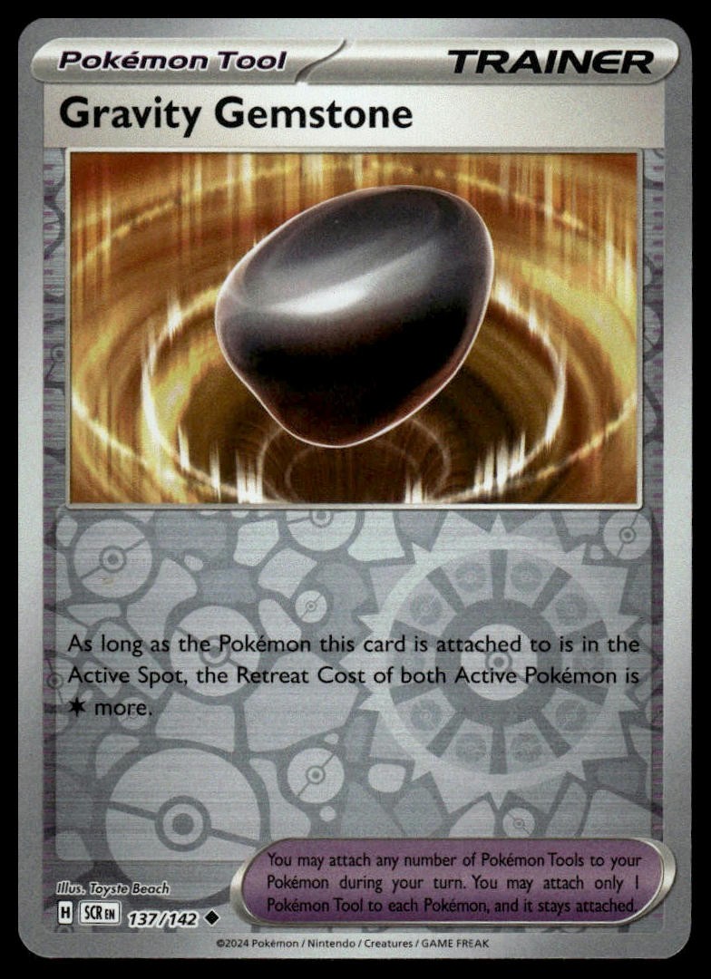 Gravity Gemstone SV07: Stellar Crown #137/142 Reverse Holo NM