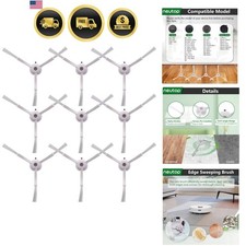 Cepillos laterales compatibles con Roborock Qrevo Q S E Series, paquete de 9 | barrido de bordes...