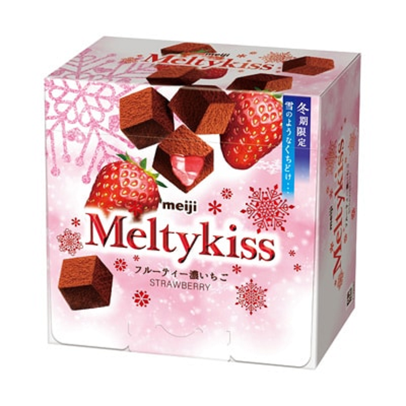Japan Chocolate Meiji Meltykiss Fruity Rich Strawberry 53g × 5