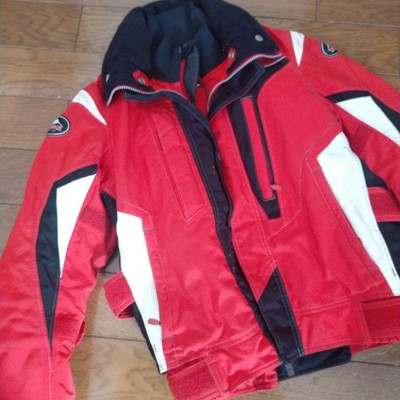KUSHITANI Full Zip Acute Jacket Red for Riding [SizeM/VG] Limited