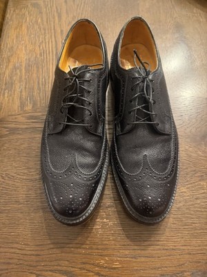 Florsheim Imperial Black Long Wings From 1960-80 Very Very Nice Shoes