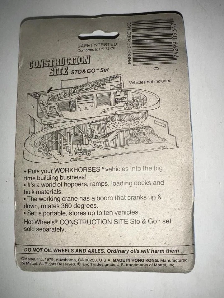 1979 HOT WHEELS "ROLLING THUNDER" WORK HORSES #3924 Yellow Tractor Cab - Image 3 of 4