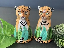 Lynn Chase Designs Jaguar Jungle Salt & Pepper Shakers