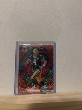 2025 Panini Mosaic Brett Favre #293 Hall of Fame Red Scope Green Bay Packers