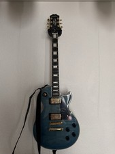 Guitarra Eléctrica Epiphone Les Paul Custom Quilt Guitar Center Exclusiva Azul