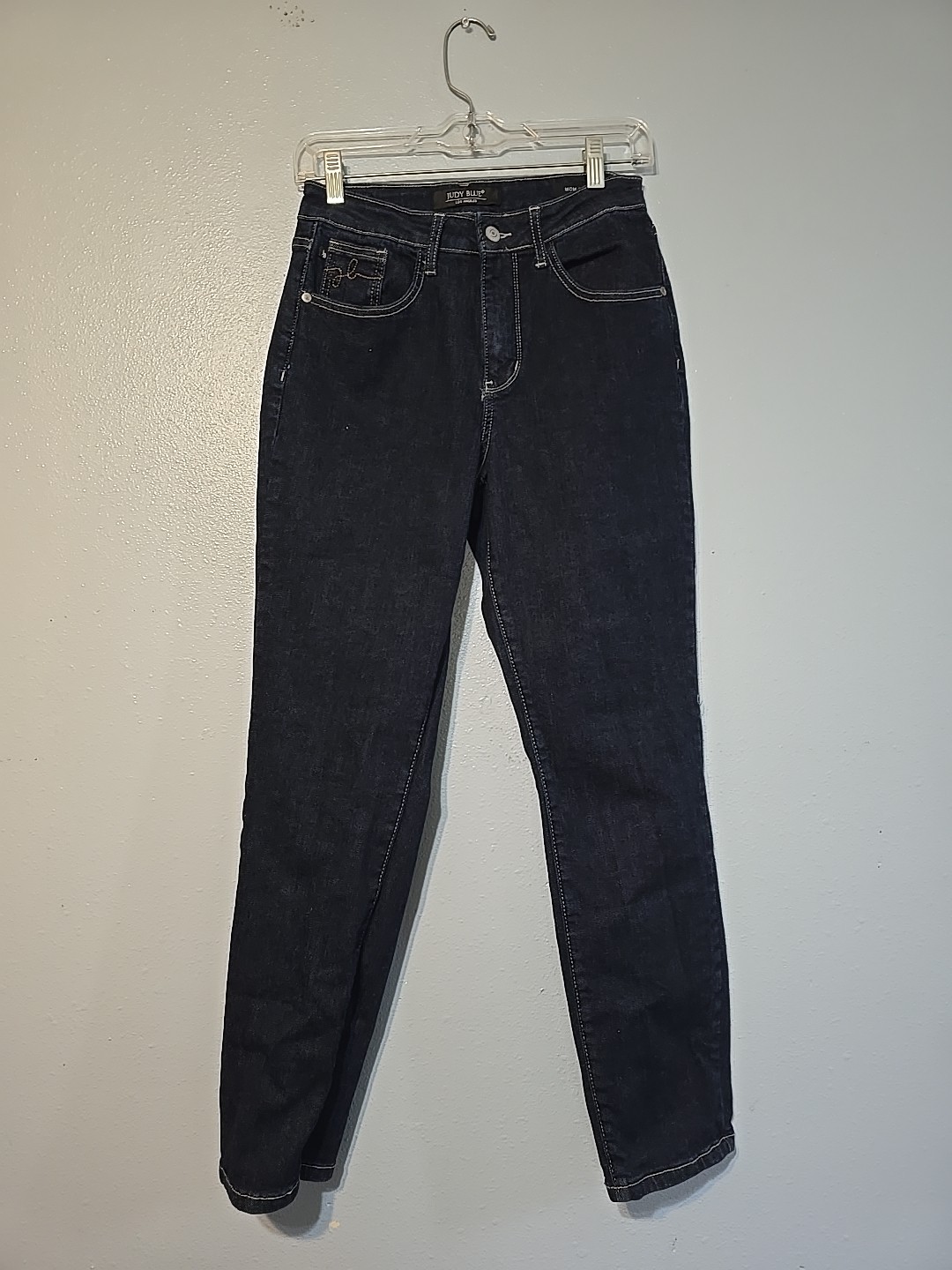 Judy Blue Womens Size 3/26 "Mom Jean" Dark Wash Stretch Casual Classic Jeans