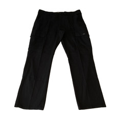 Wrangler Cargo Pants Mens Size 40 x 30 Black Relaxed Fit Low Stretch Heritage