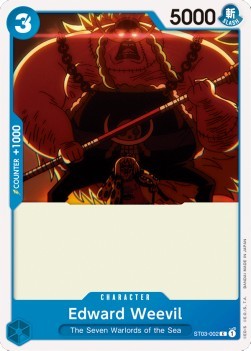 One Piece Edward Weevil (ST03-002) (V.1) ST-03 Common Englisch Neu