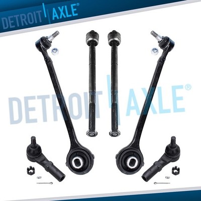 6pc Front Lower Control Arm + Tie Rods for 2011-2014 Charger Challenger 300 RWD