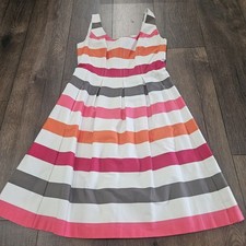 Nine West Colorfull Stripped Dress with Pockets Size 2