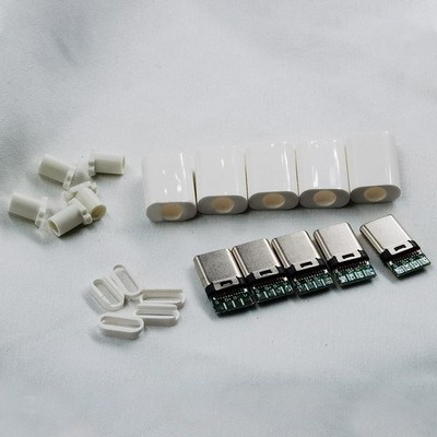 Efficient USB3 1 Type C Male Connector with PCB Board and Shell Choices