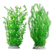 kathson 2PCS Extra Large Artificial Aquarium Plants,23 Inches Tall Fish Tank ...