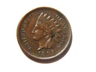 1893 BU- *4 Diamond* Indian Head Cent,  Nice High Grade Vintage Coin to collect