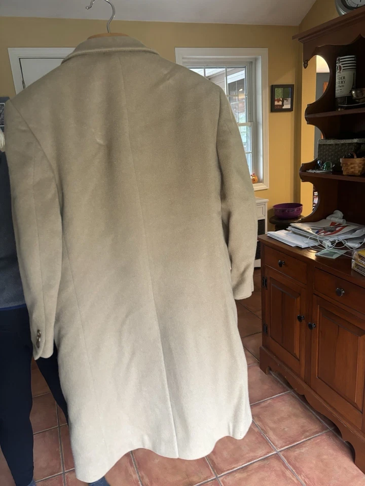 男式羊毛大衣尺寸 38 Nino Cerruti 骆驼棕褐色 — 第 2/4 张图片