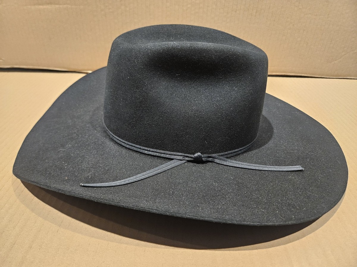 VINTAGE STETSON 4X BEABER ステットソン　7 3/8 vintage STETSON cowboy hat BEAVER 4X black 7-3/8 59 XXXX | eBay